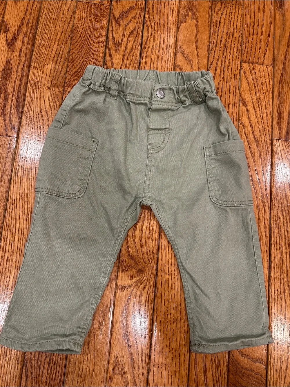 H&M Kids Olive Utility Pull-On Pants